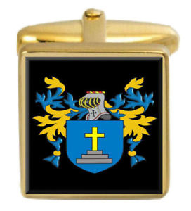 【貨物輸送無料】メンズ付属物― eppesカフスリンクボックスセットeppes england family crest coat of arms heraldry cufflinks box set engraved
