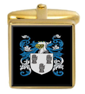 【貨物輸送無料】メンズ付属物― alsopカフスリンクボックスセットalsop england family crest coat of arms heraldry cufflinks box set engraved