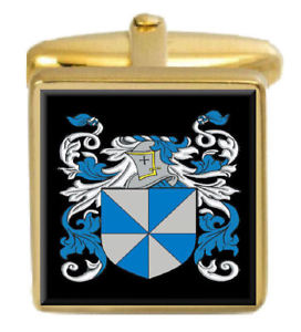 【貨物輸送無料】メンズ付属物― brixenカフスリンクボックスセットbrixen england family crest coat of arms heraldry cufflinks box set engraved
