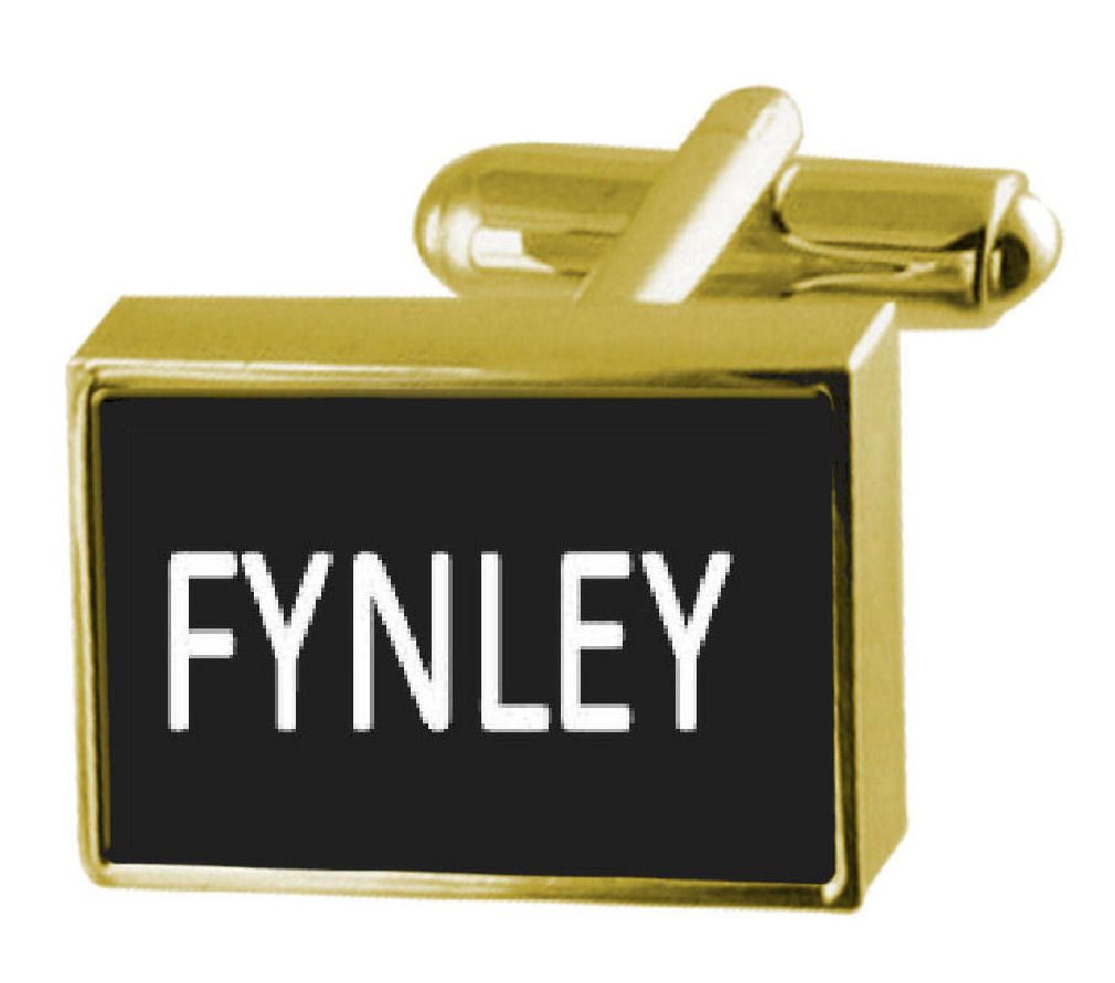 【送料無料】メンズアクセサリ―　カフリンクスマネークリップengraved money clip with cufflinks name fynley