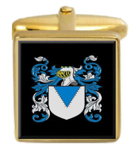 【貨物輸送無料】メンズ付属物― イングランドカフスボタンボックスセットファミリークレストコートscawen england family crest coat of arms heraldry cufflinks box set engraved