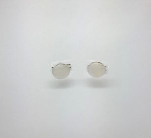 【貨物輸送無料】メンズ佩び物― スターリングシルバープレーンラウンドドルmiran 264802 sterling silver 925 plain round cufflink 105g rrp 99