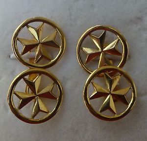 【送料無料】メンズアクセサリ―　イエローゴールドマルタマルタクロスカフリンクス 9ct 9k 375 yellow gold malta maltese cross original cufflinks