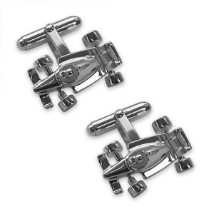 【送料無料】メンズアクセサリ―　レーシングカーカフリンクスsterling silver f1 racing car cufflinks rrp 63