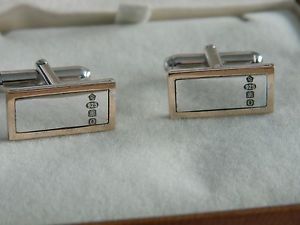 【送料無料】メンズアクセサリ―　スターリングシルバーウェールズカフスボタンclogau sterling silver amp; 9ct welsh gold hallmark cufflinks rrp 31000