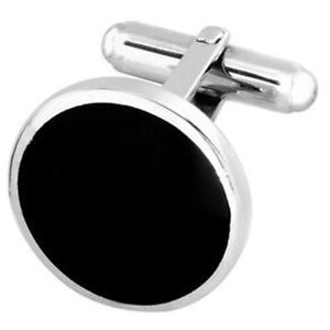 【送料無料】メンズアクセサリ―　ソリッドシルバーラウンドオニキスカフスボタンボックスsterling 925 solid silver round onyx cufflinks engraved box