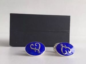 【送料無料】メンズアクセサリ―　ディーキンフランシスイニシャルスターリングシルバーカフリンクス￥deakin amp; francis initials sterling silver cufflinks f rrp 195
