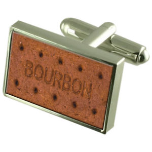 【送料無料】メンズアクセサリ&mdash;　ブルボンビスケットスターリングシルバーカフスボタンbourbon biscuit sterling silver 925 cufflinks boxed｜hokushin