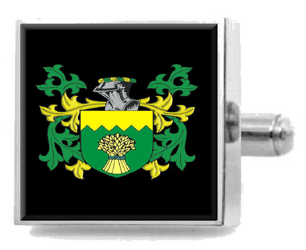 【送料無料】メンズアクセサリ―　イギリスカフスボタンメッセージボックスfoad england heraldry crest sterling silver cufflinks engraved message box