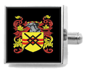 【送料無料】メンズアクセサリ―　ロバートソンスコットランドカフスボタンボックスrobertson scotland heraldry crest sterling silver cufflinks engraved box