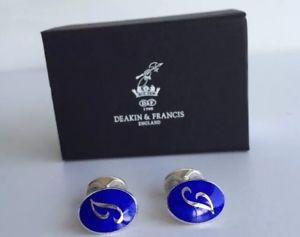 【送料無料】メンズアクセサリ―　ディーキンフランシスイニシャルスターリングシルバーカフリンクス￥deakin amp; francis initials sterling silver cufflinks i rrp 195