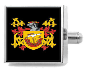 【送料無料】メンズアクセサリ―　イギリスカフスボタンメッセージボックスwilby england heraldry crest sterling silver cufflinks engraved message box