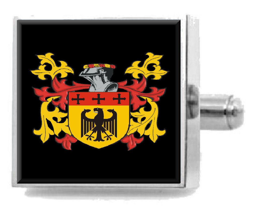 【送料無料】メンズアクセサリ―　スコットランドカフスボタンボックスmclarty scotland heraldry crest sterling silver cufflinks engraved box