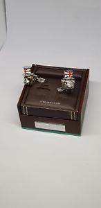 【送料無料】メンズアクセサリ―　スターリングシルバーブルドッグ￥tateossian sterling silver british bulldog cl7219 rrp395 *bester*