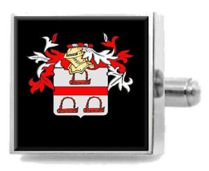 【送料無料】メンズアクセサリ―　グリアソンスコットランドスターリングカフスリンクgrierson scotland heraldry crest sterling silver cufflinks engraved box