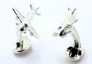 【貨物輸送無料】メンズ佩び物― ディーキンフランシススターリングカフスリンクdeakin and francis sterling silver plane cufflinks