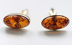 【貨物輸送無料】メンズ佩び物― イタリア共和国カフスリンク￥ＦＲＧバルトitalian made german baltic amber インチ 9コンピュータ断層撮影法 solid gold cufflinks gf0035 rrp475