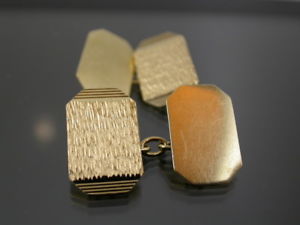 【貨物輸送無料】メンズ付属品― ヴィンテージゴールドカフスボタンカフリンクスvintage 9コンピュータ断層撮影法 gold cufflinks 1978 cuff links