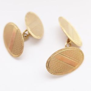 【貨物輸送無料】メンズ添え物― アンティークソリッドゴールドアールデコカフスボタンボックスチェスタープレゼントantique 9コンピュータ断層撮影法 solid gold art deco cufflinks amp; box chester 1942 75th birthday gift