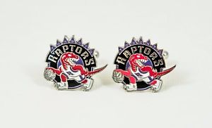 【送料無料】メンズアクセサリ―　トロントラプターズカフスボタンバスケットボールtoronto raptors cufflinks nba basketball