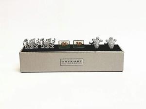 【送料無料】メンズアクセサリ―　カフスボタンカフリンクスセットウェールズwales set of 3 cufflinks cuff links gift set