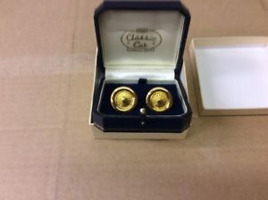【送料無料】メンズアクセサリ―　ジャガークラシックカーコレクションワイヤホイールカフリンクスjaguar classic car collection gold plated wire wheels cufflinks