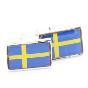 【送料無料】メンズアクセサリ―　cufflinksフラグスウェーデンcufflinks flag sweden 16,265円