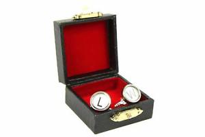 【貨物輸送無料】メンズ添え物― wunschbuchstabenカフスリンクタイプライターキーminiblings白いことhwunschbuchstaben cuff links typewriter keys miniblings white h