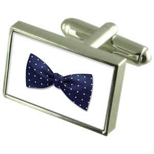 【送料無料】メンズアクセサリ&mdash;　ボウタイカフスボタンメッセージボックスbow tie cufflinks engraved message box｜hokushin