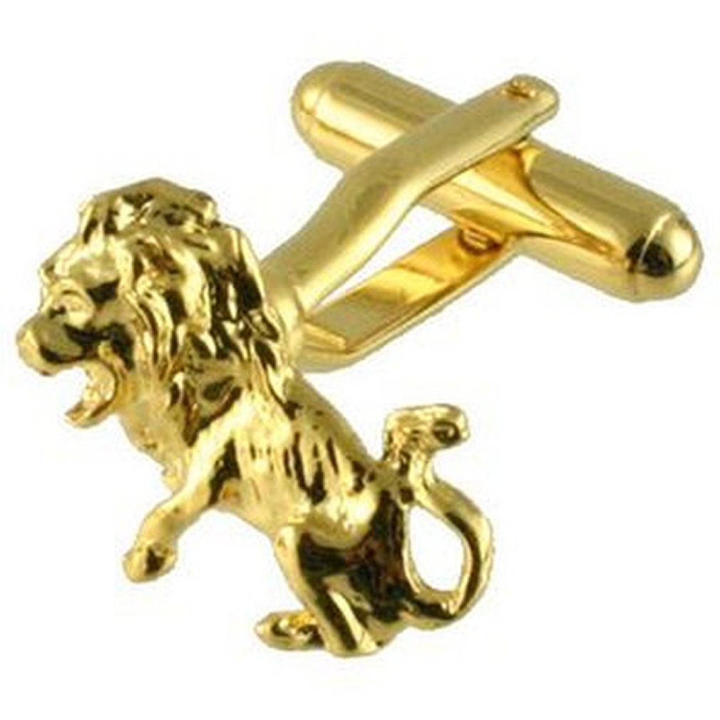 【送料無料】メンズアクセサリ― カフリンクスレオスターゴールドサインインボックスcuff links leo star sign gold engraved personalised box