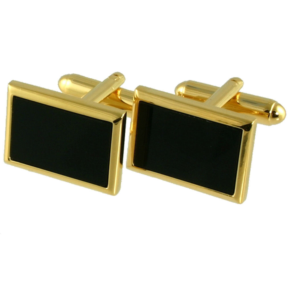 【送料無料】メンズアクセサリ― オニキスカフスボタンデザイナーカフスボタンボックスonyx rectangle cufflinks designer birthday cufflinks engraved box