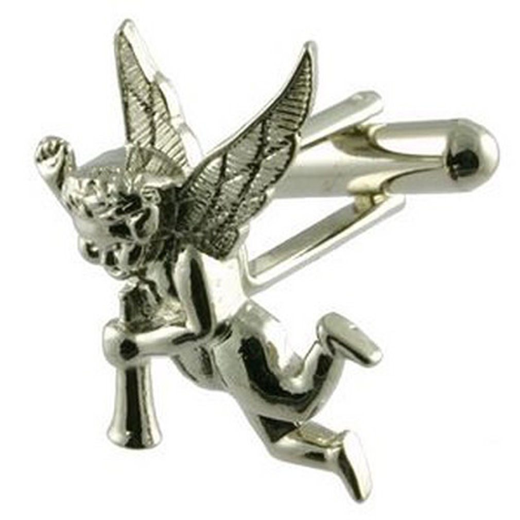 【送料無料】メンズアクセサリ&mdash;　カフリンクスキューピッドボックスオンcuff links love cupid engraved personalised box｜hokushin 15,826円