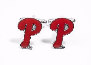【送料無料】メンズアクセサリ&mdash;　フィラデルフィアフィリーズカフリンクスリーグphiladelphia phillies cufflinks mlb baseball｜hokushin