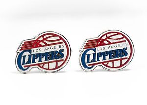 【送料無料】メンズアクセサリ―　ロサンゼルスクリッパーカフスボタンバスケットボールlos angeles clippers cufflinks nba basketball