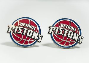 【送料無料】メンズアクセサリ―　デトロイトピストンズカフスボタンバスケットボールdetroit pistons cufflinks nba basketball