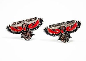 【送料無料】メンズアクセサリ―　アトランタホークスカフスボタンバスケットボールatlanta hawks cufflinks nba basketball