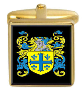 【貨物輸送無料】メンズ付属物― ピムカフスリンクボックスセットpym england family crest coat of arms heraldry cufflinks box set engraved