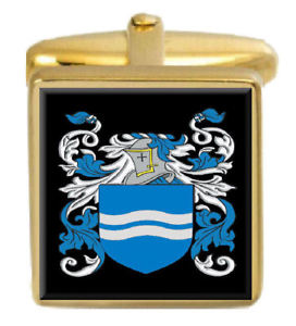 【貨物輸送無料】メンズ添え物― アイルランドカフスボタンボックスセットファミリークレストコートmacardell ireland family crest coat of arms heraldry cufflinks box set engraved