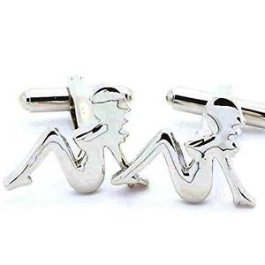 【貨物輸送無料】メンズ付属物― 速見表社交ダンスcufflinks table dancing girl