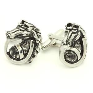 【貨物輸送無料】メンズ付属物― cufflinkscufflinks horse