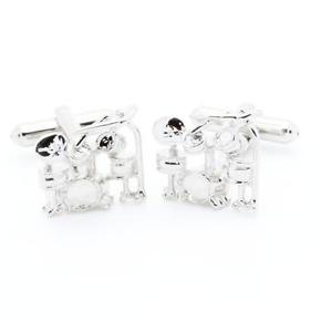 【貨物輸送無料】メンズ付属物― cufflinks乾電池ミュージカルcufflinks battery musical