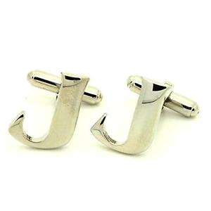 【貨物輸送無料】メンズ付属物― cufflinksjcufflinks letter j