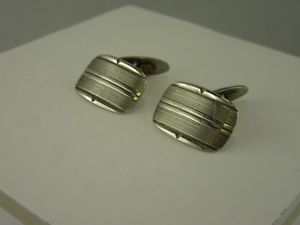 【貨物輸送無料】メンズ添え物― 設計者カフスリンクj400 designer cufflinks modernist alppacca