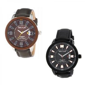 【送料無料】腕時計　ウォッチ　セクターorologio uomo sector 400 pelle oversize xl nero bianco marrone dd