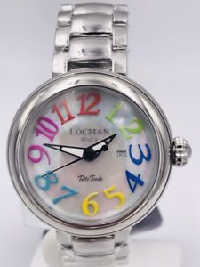 【送料無料】腕時計　ウォッチ　ヌオーヴォorologio locman tuttotondo 40mm acciaio 490 nero scontatissimo nuovo