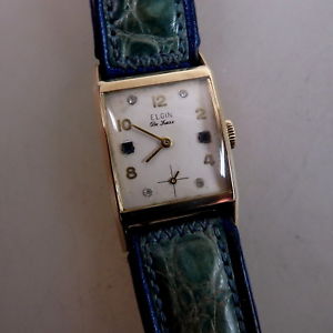 【送料無料】腕時計　ウォッチ　reloj de pulsera caballero elgin de luxe para 1940muy bien conservados 50984｜hokushin