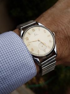 【送料無料】腕時計　ウォッチ　ヴィンテージブザンソンスイスミリフランスnuevo anunciomontre elge 1960 vintage besancon swiss made big eyes 37 mm mecanique french old