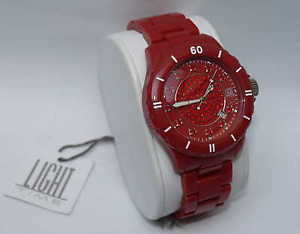 【送料無料】腕時計　ウォッチ　ライトクロックウォッチlight time reloj watch l118 rojo