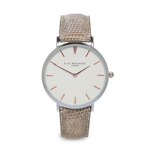 【送料無料】腕時計　ウォッチ　エリーｗシルバーアラームスローンelie beaumont nuevo aw18 plata reloj sloane