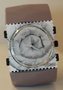 【送料無料】腕時計　ウォッチ　アラームホワイトドリームグレースタンプモンパルナスstamps reloj white dream belta sculpture grey stamps pvp 70｜hokushin 17,736円